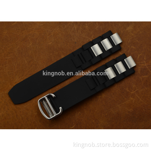 Natural Rubber Strap For Autoscaph 21 20mm/18mm Rubber Watch Band